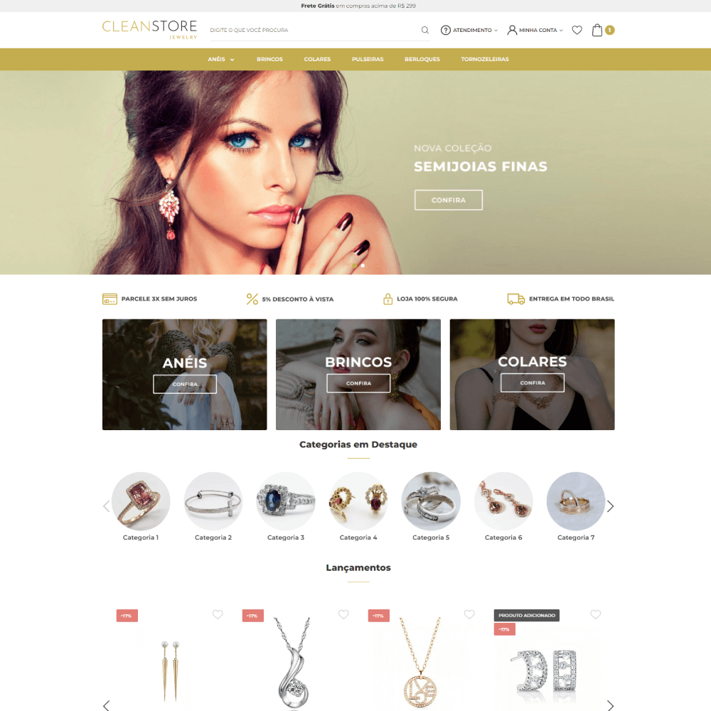 Clean Store Jewelry – Versão Loja Integrada