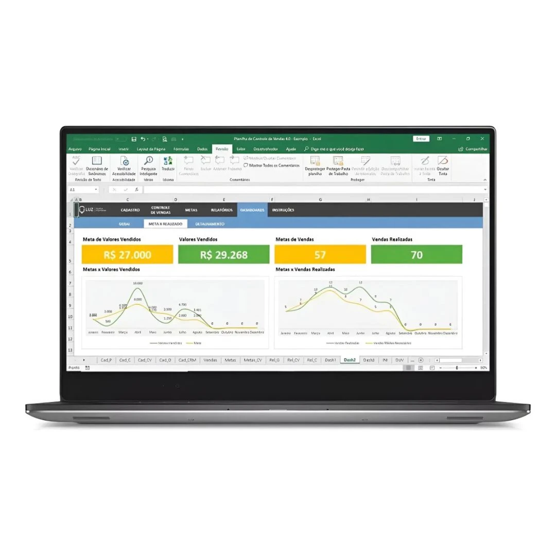 Planilha De Controle De Vendas 4.0